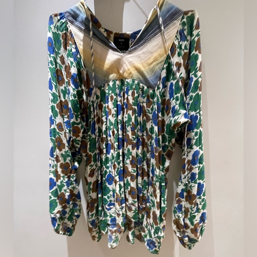 Warm NY boho blouse
